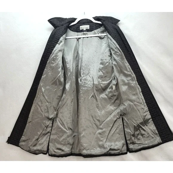 Elliott Lauren Knee‎ Length Quilted Jacket Sm Office Casual Capsule Missing Hood - Picture 3 of 9